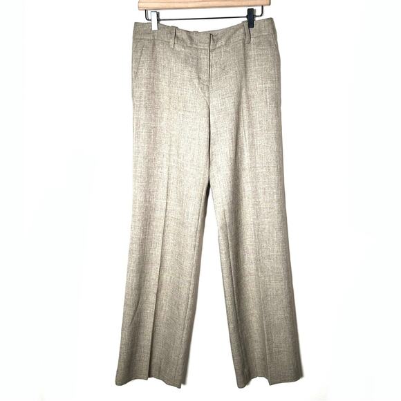 The Limited tan brown wide leg business casual dress pants size 4 B105 - Picture 1 of 3